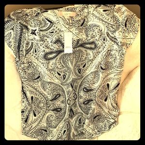 Loft short sleeve blouse